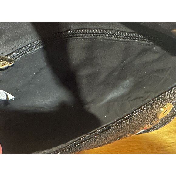 America & Beyond Evil Eye Hearts Stars Beaded Shoulder Bag NWT - Picture 5 of 6